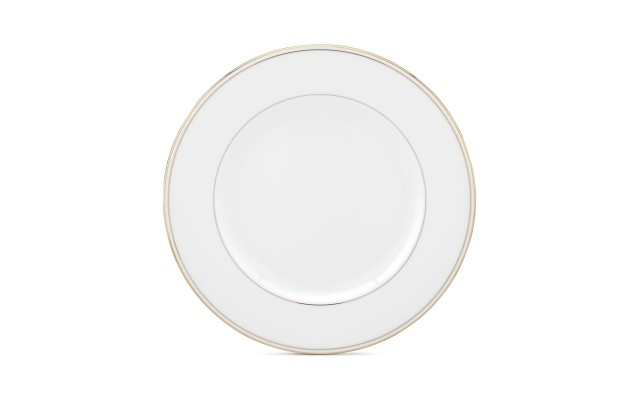  Federal Gold Salad Plate, White