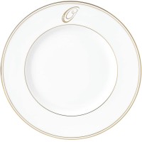 Lenox Federal Gold Script Monogram Dinnerware Accent Plate