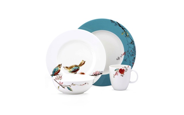  Simply Fine Chirp 4 Piece Place Setting, Multi