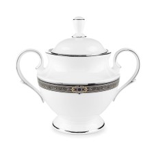 Lenox Vintage Jewel Sugar Bowl, White