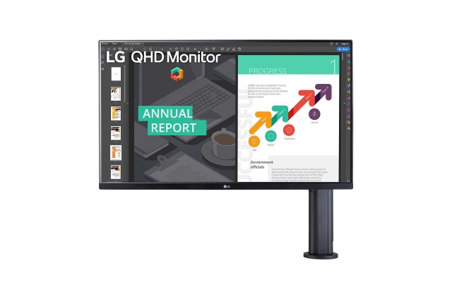  32″ Class Ergo QHD IPS Monitor with ErgoStand USB Type-C