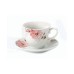  Floral 8 Piece 8oz Tea or Coffee Cup and Saucer Set, Service