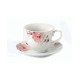  Floral 8 Piece 8oz Tea or Coffee Cup and Saucer Set, Service