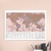  Rose Gold Travel Edition Scratch Map