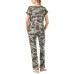  Ladies Super Soft 4-Piece Pajama Set, Green, 2X