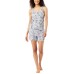  Ladies Super Soft 4-Piece Pajama Set, Gray, 2X