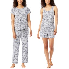 Lucky Brand Ladies Super Soft 4-Piece Pajama Set