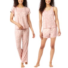 Lucky Brand Ladies Super Soft 4-Piece Pajama Set