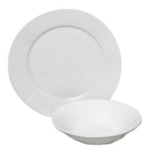 Majesticware By Oneida Serving Plate & Bowl 2Pc Set (Sunrise Brown)