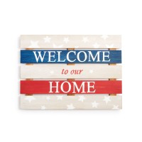 Martha Stewart Collection Americana “Welcome to Our Home” Wall Art