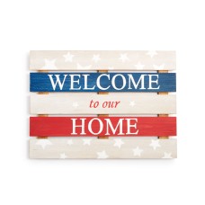 Martha Stewart Collection Americana “Welcome to Our Home” Wall Art