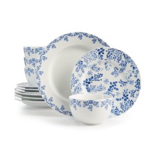 Martha Stewart Collection English Garden 12-Pc. Dinnerware Set, Service for 4