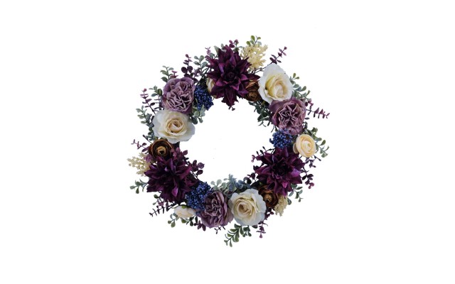  Eucalyptus Wreath, Purple