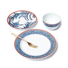 Martha Stewart Collection Exotic Escape Floral 12-Pc. Dinnerware Set, Service for 4