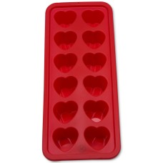 Martha Stewart Collection Heart Ice Cube Mold Red