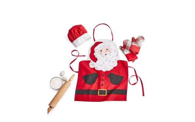  Kids 4-Pc. Santa Apron Set