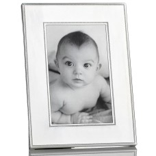 Martha Stewart Collection Silver Bead Picture Frame