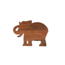 Martha Stewart Exotic Escape Wood Elephant Platter
