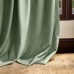  Lucca Velvet Blackout Back Tab Window Curtain Panel Pair, 95″, Green