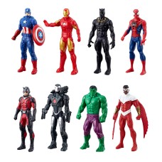 Marvel 6″ Ultimate Protectors Super Hero Avengers Action Figures, (8-Pack)