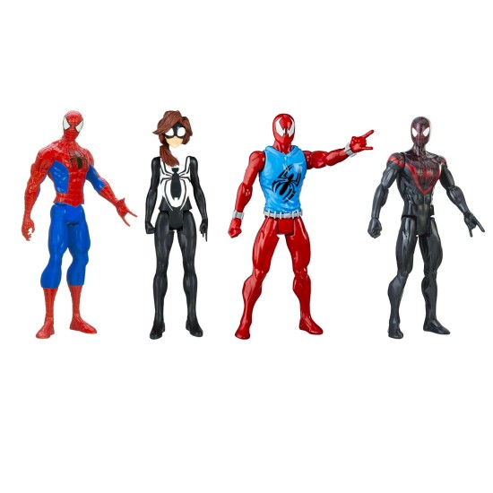  Universe Titan Hero Series 4 Pack (12″ Spiderman Characters)