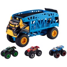 Mattel Hot Wheels Monster Trucks Monster Mover with 3 Trucks