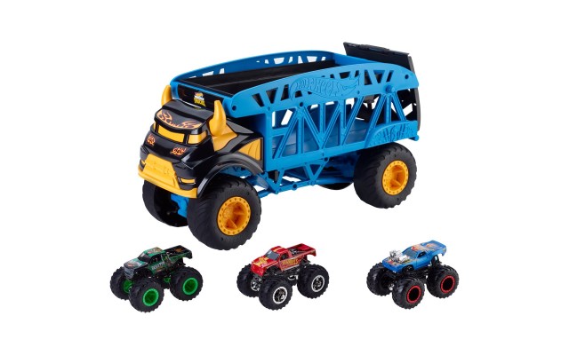 Mattel  Monster Trucks Monster Mover with 3 Trucks