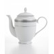  Platinum Crown Coffee Server, White