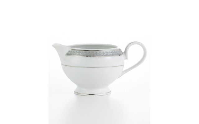  Platinum Crown Creamer, White