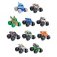  Exclusive Vehicle Trucks, 10-Pack Grave Digger, El Toro Loco, Dragon, Megalodon and Many More