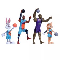 Moose Space Jam Elite Toon Squad 4pc. Basketballs Action Figure