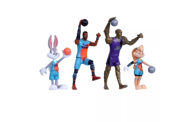  Space Jam Elite Toon Squad 4pc. Basketballs Action Figure