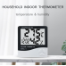 Multi-function Indoor Room LCD Electronic Temperature Humidity Meter Digital Thermometer Hygrometer Weather Station Alarm Clock
