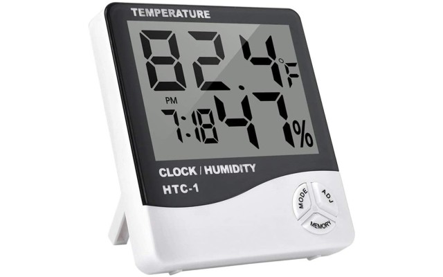 Multi-function Indoor Room LCD Electronic Temperature Humidity Meter Digital Thermometer Hygrometer Weather Station Alarm Clock