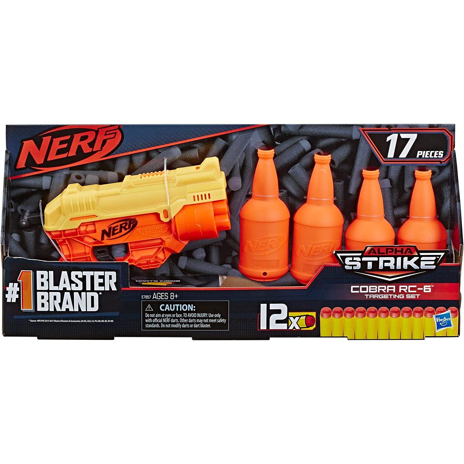 Nerf Alpha Strike Cobra Rc 6 Blaster And Target Set