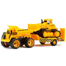 New Bright 4XFours Construction Gravel Truck & Loader