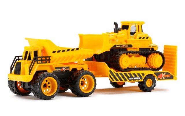  4XFours Construction Gravel Truck & Loader