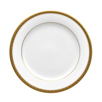 Noritake Charlotta Gold Bread Butter/Appetizer Plate, White