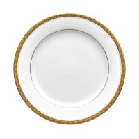 Noritake Charlotta Gold Salad Plate, White