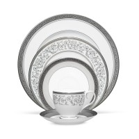 Noritake Summit Platinum 5 Pc Place Setting