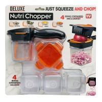 Nutri Chopper Deluxe 10 Times Quicker Than Knife Cutting