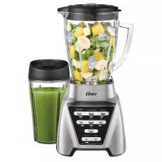 Oster BLSTMB-CBG Pro 1200 with Glass Jar Blender, Brushed Nickel