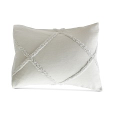 Peri Home Chenille Lattice Solid Color Pillow Sham