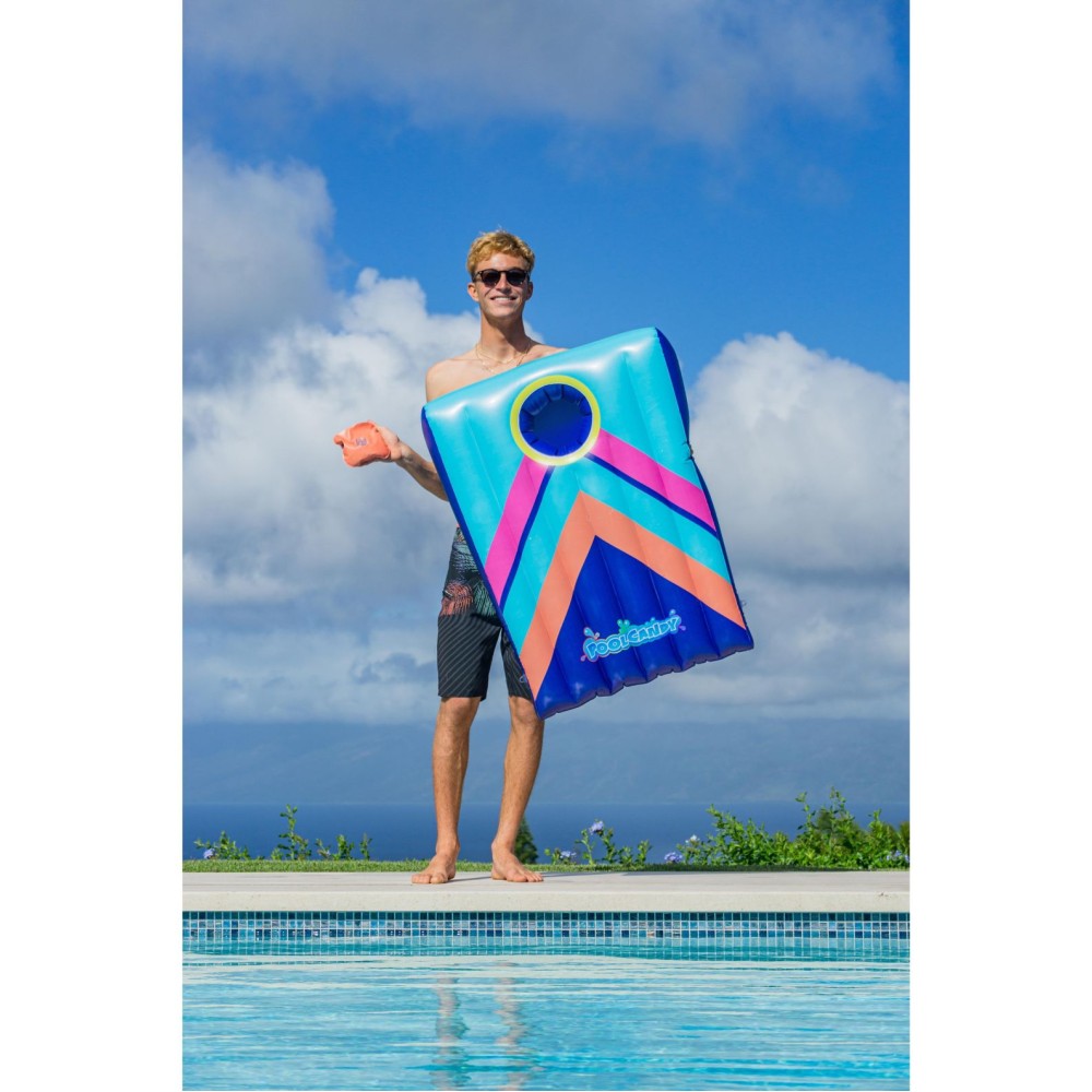 PoolCandy Floating Inflatable Cornhole Toss