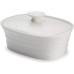  “Sophie Conran” White Covered Butter Dish, 6″ X 4.75″