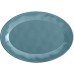  Cucina Agave Blue Oval Platter