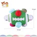 Rattle Football Ball, 0-36 Months Baby Football Ball-Multifunctional Plush Soft Multi Bumpy Football Ball-Educational Hand Hold Rattle For Babys  Activity Ball, Green