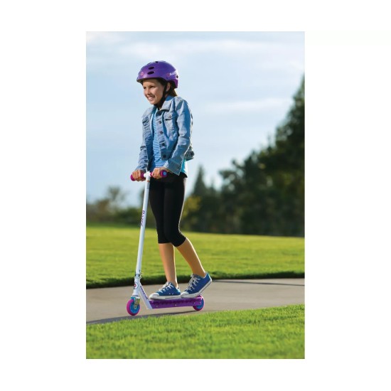  Party Pop Kick Scooter LED Light-Up for Kids, Pink