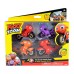  The Zoom Family Pack 4 Pack of Motorcycle Toy