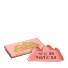 Rosanna Wander Are Lost Tray, Pink/Gold